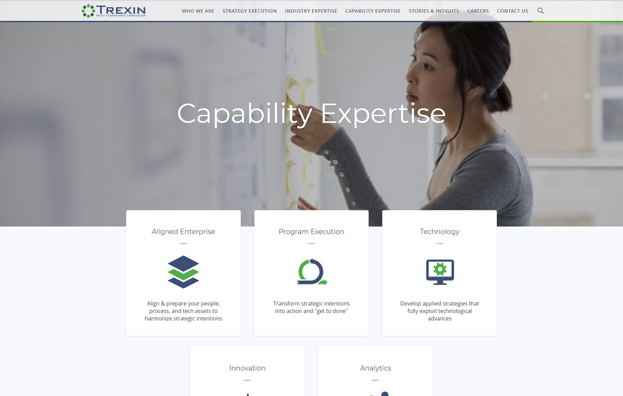 Trexin Consulting Website Development
